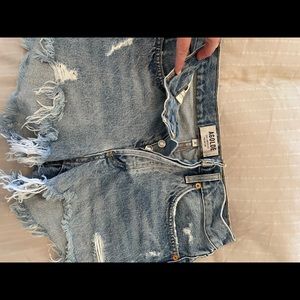 Agolde denim cut off shorts size 26